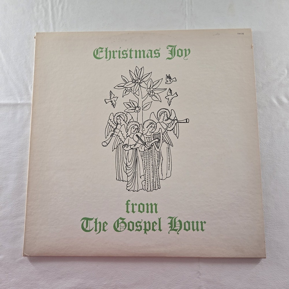 Christmas Joy From The Gospel Hour Record LP Vinyl VG+ Tested‎